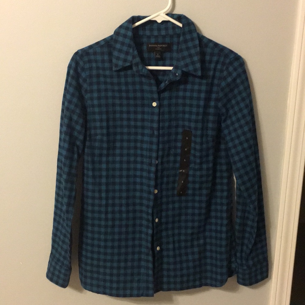 Classic fit banana republic button up